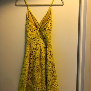 Lovers + Friends Yellow Dress